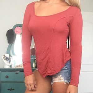 SALE! Free people flowy orange top 🍂